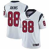 Nike Men & Women & Youth Texans 88 Jordan Akins White NFL Vapor Untouchable Limited Jersey,baseball caps,new era cap wholesale,wholesale hats